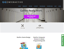Tablet Screenshot of gginteractive.com